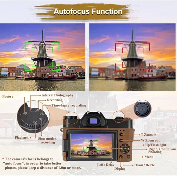 iShare 4K digital camera | 48mp fHD video | WiFi | 3” inch screen - Picture 5 of 9